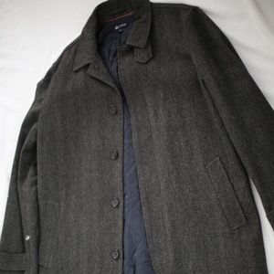 J. Crew Tweed trench. Men's XL